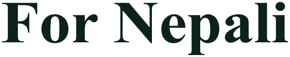 For Nepali